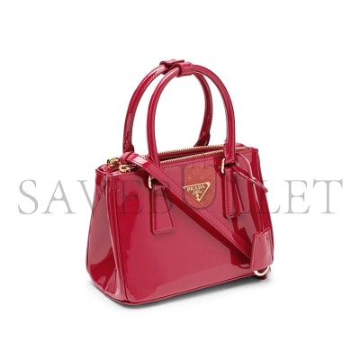 PRADA GALLERIA PATENT LEATHER TOTE BAG 1BA906 (20*15*9.5cm)